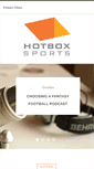 Mobile Screenshot of hotboxsports.com